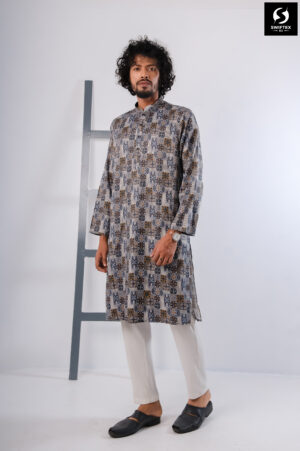 Printed Panjabi - Image 4