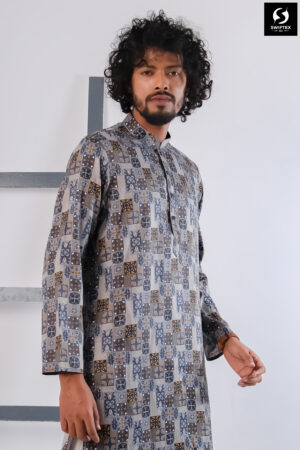 Printed Panjabi - Image 3